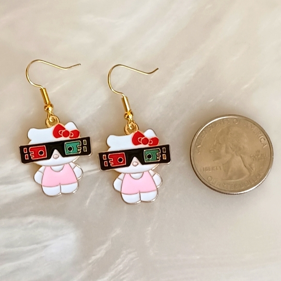 Sanrio Hello Kitty 3D Handmade Earrings - Picture 4 of 4